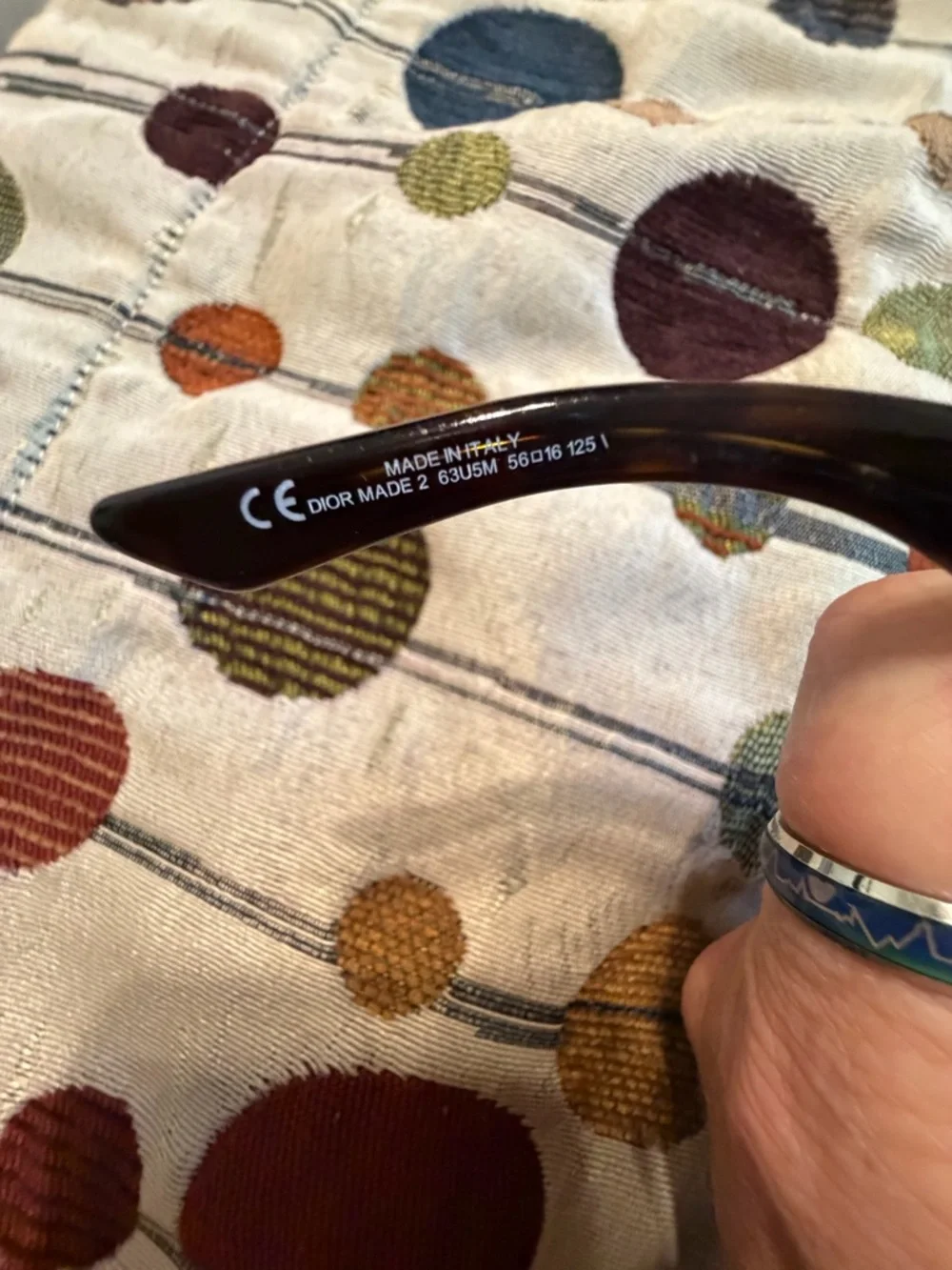 Dior women’s Black with brown Sunglasses with Dark Lenses